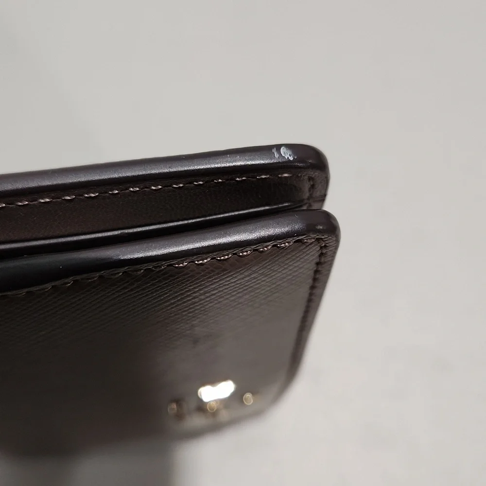 Kate Spade Staci Large Slim Bifold Wallet Tan Taupe